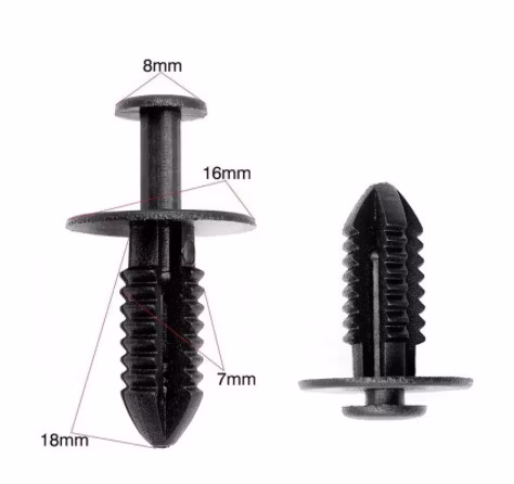 Отличная цена, автомобильный нейлон/металл/пластик/POM/PP, авто заклепки/гайки/болты/винты/зажимы для деревьев/бампер, фиксатор толкающего типа, защелкивающиеся защелки, крепежные детали